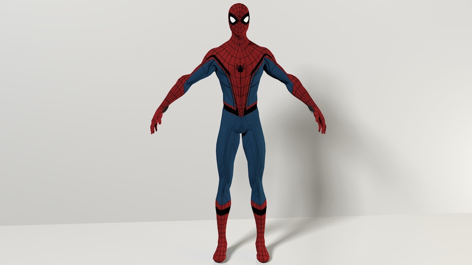 Spiderman Homecoming 3D Model Low-poly 3D model_1