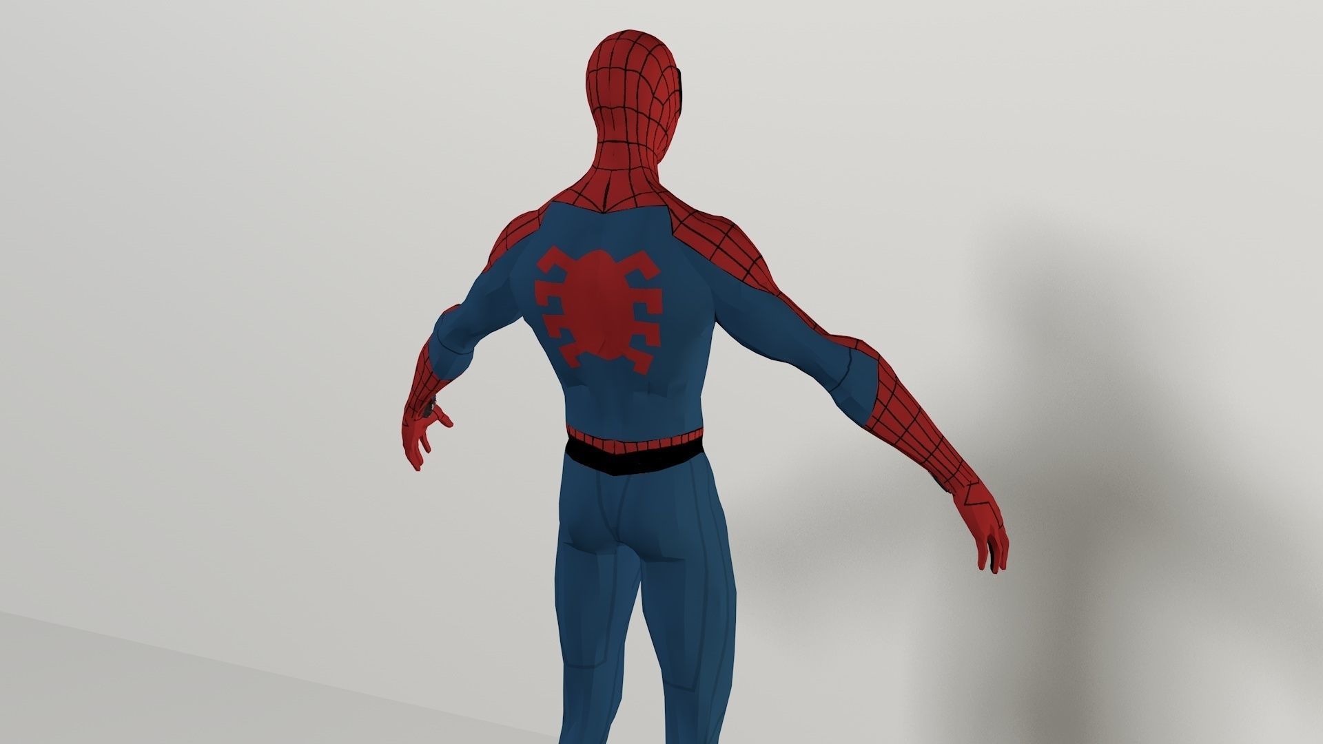 Spiderman Homecoming 3D Model Low-poly 3D model_2