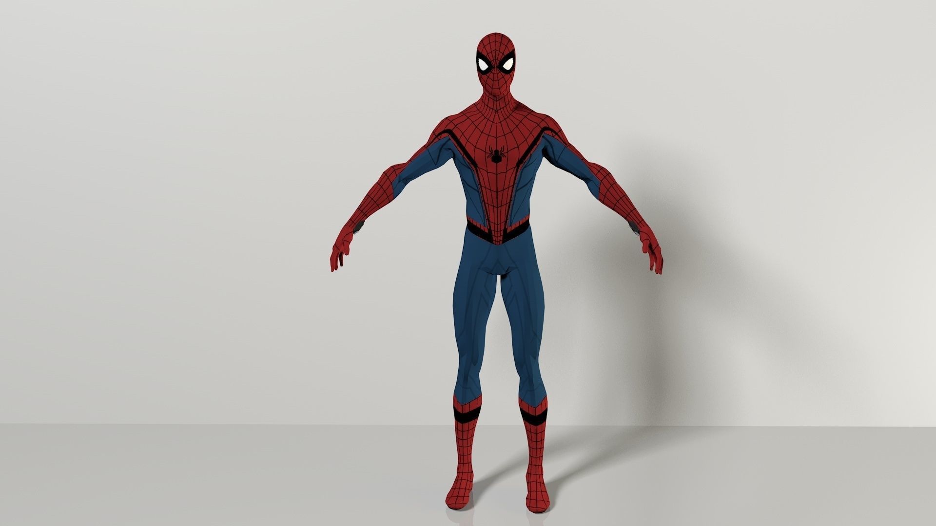 Spiderman Homecoming 3D Model Low-poly 3D model_6