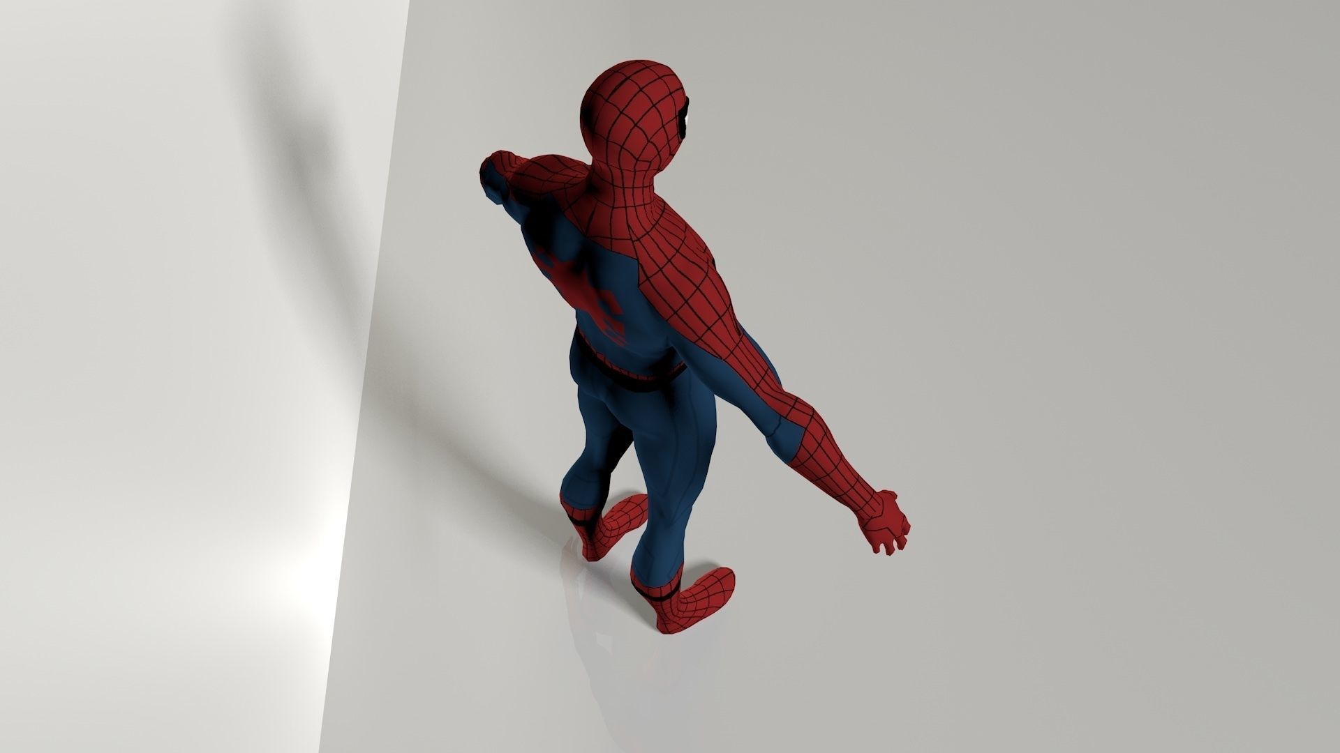 Spiderman Homecoming 3D Model Low-poly 3D model_12