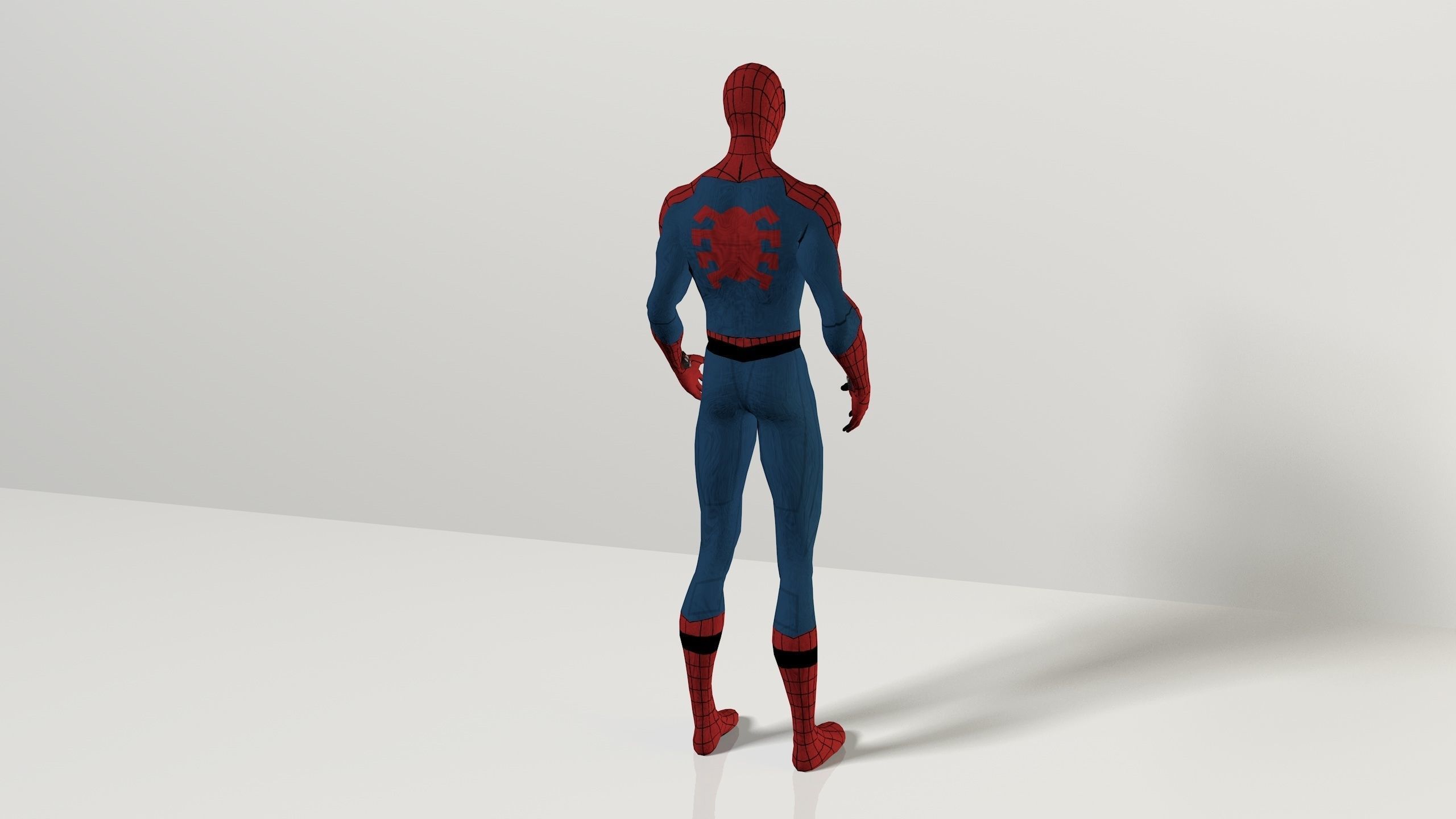 Spiderman Homecoming 3D Model Low-poly 3D model_4