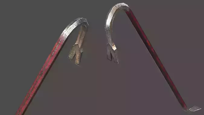 Crowbar PBR pair of swords