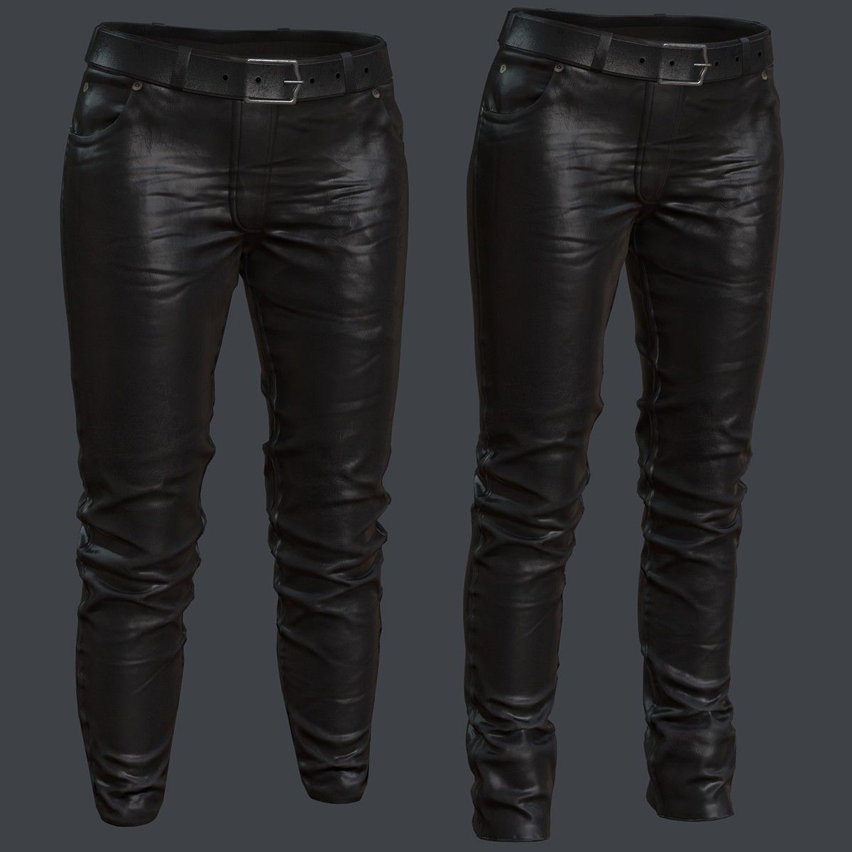 Female 1 - clothing 2 - Full Pack Low-poly 3D model_37