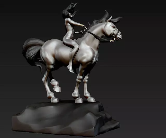 CHEVAL FRAZZ GIRL 3D print model_0