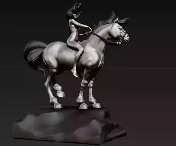 CHEVAL FRAZZ GIRL 3D print model
