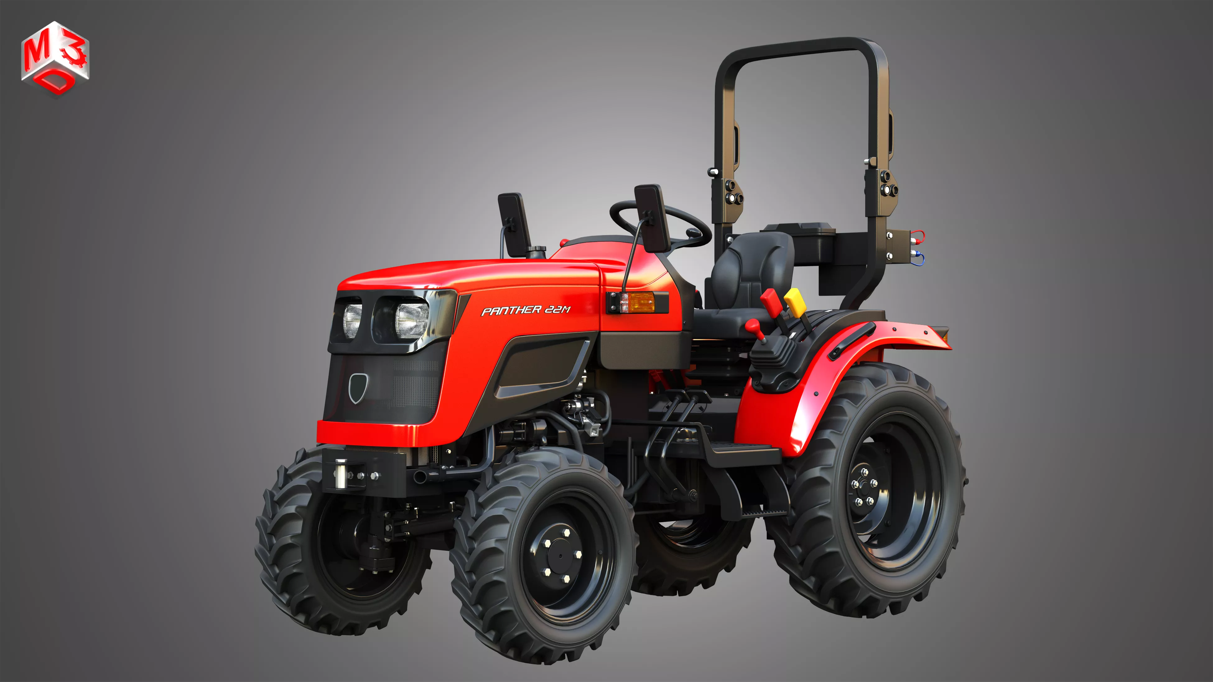 Panther 22M Compact Tractor 3D model