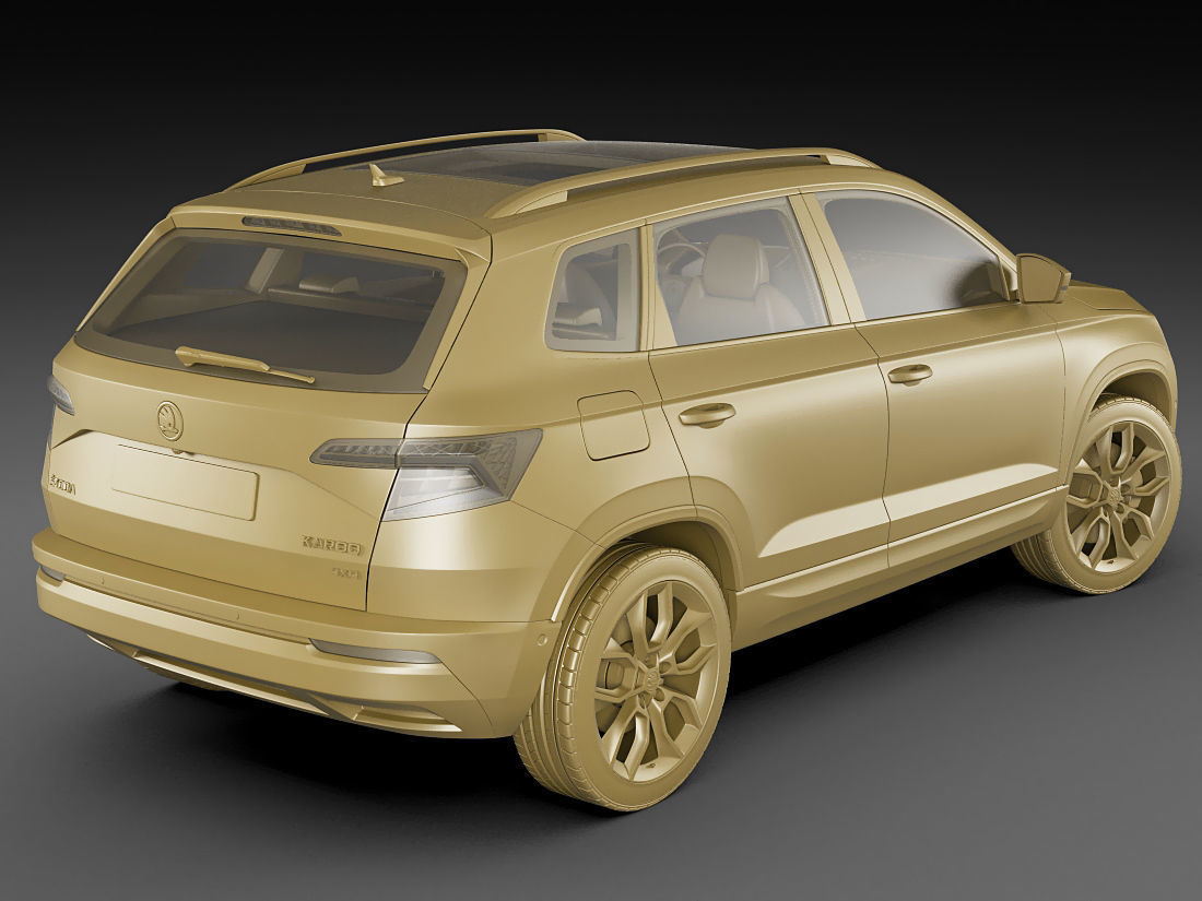 Skoda Karoq 2018 3D model_16