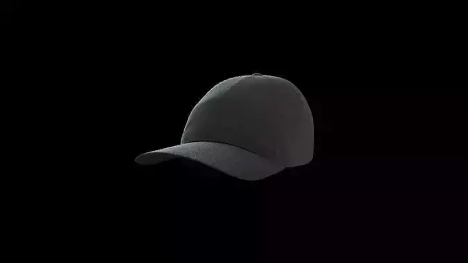 Baseball Cap Low-poly 3D model