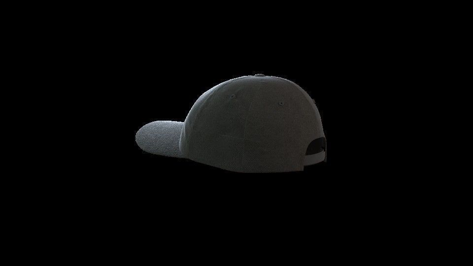 Baseball Cap Low-poly 3D model_2