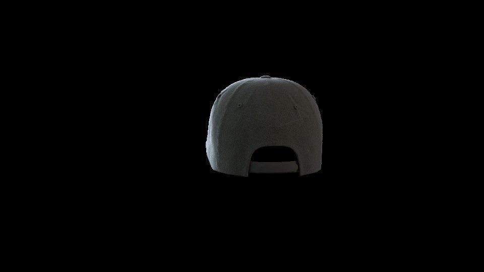 Baseball Cap Low-poly 3D model_3