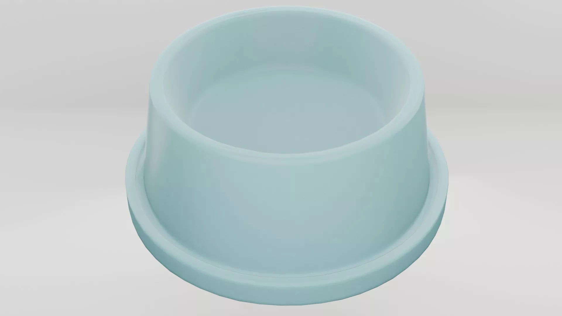 Pet Feeder Low-poly 3D model