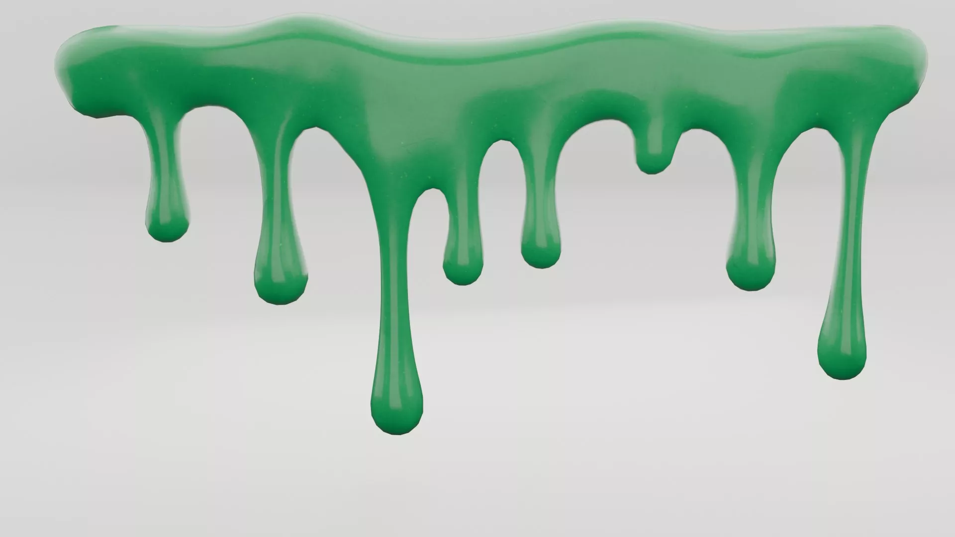 Green Slime Low-poly 3D model