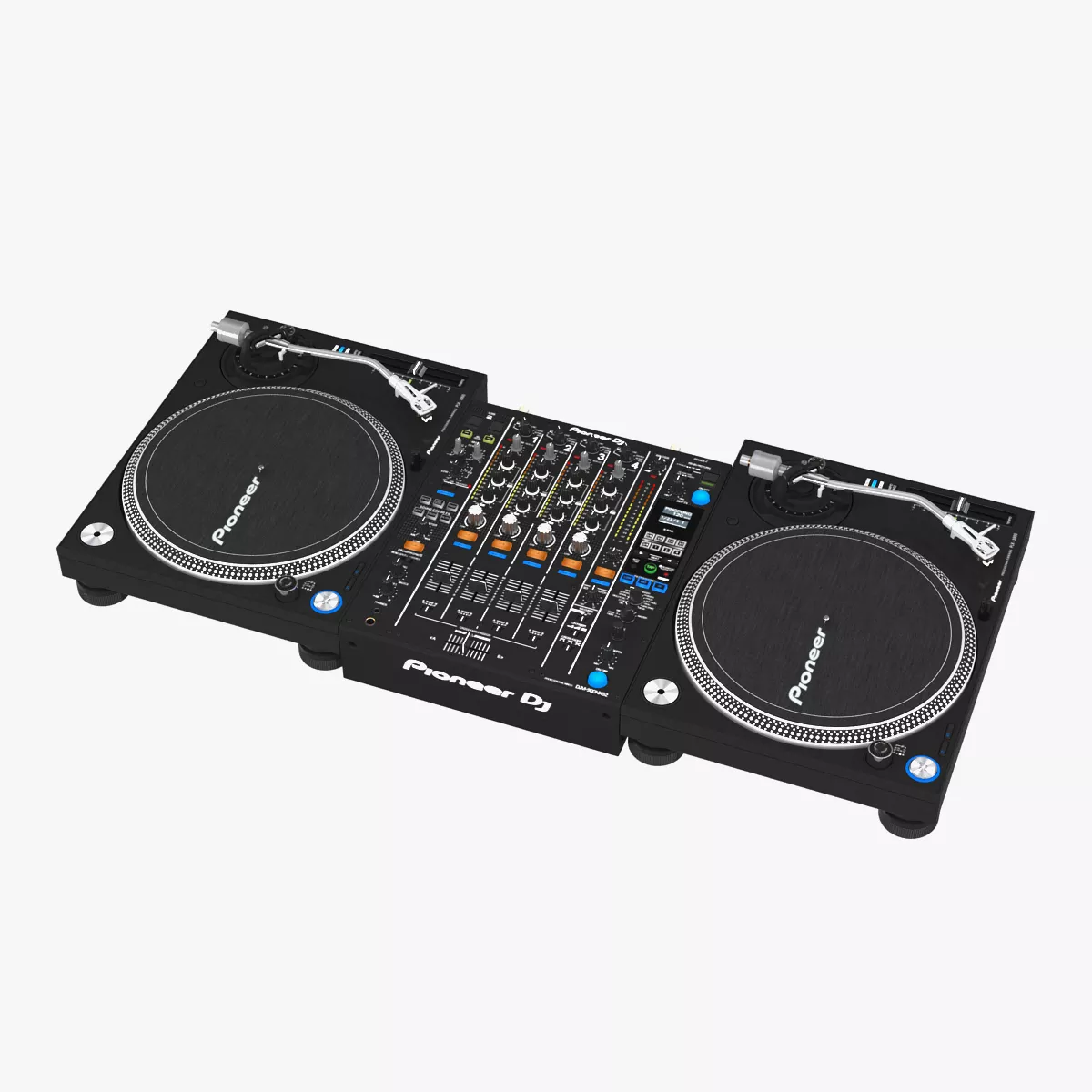 All In One Digital DJ System Pioneer 3D model