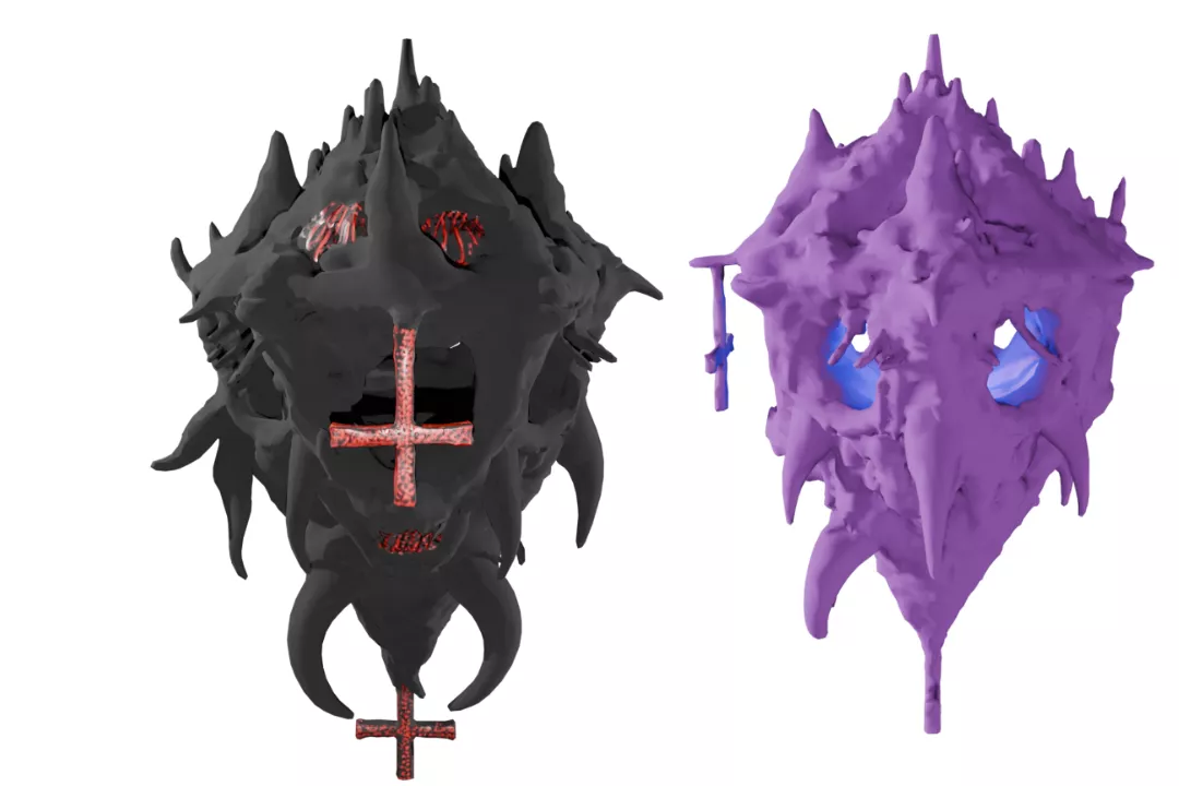 Dark Structure 3D model