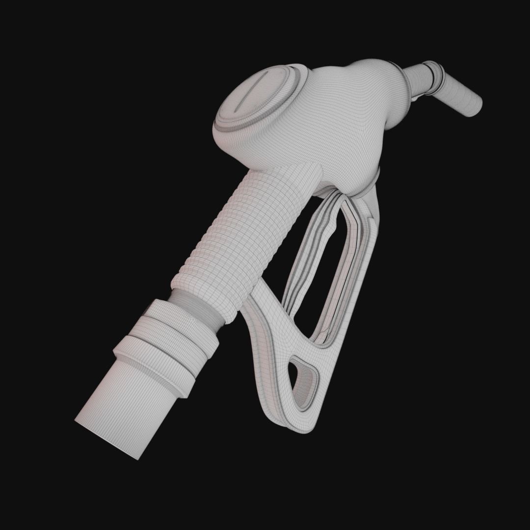 Fuel Bowser and Pump 3D model_6