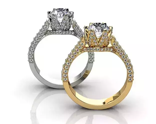 Wedding Crown Women Ring