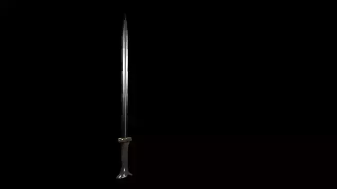 Duo Jagged Sword Free 3D model