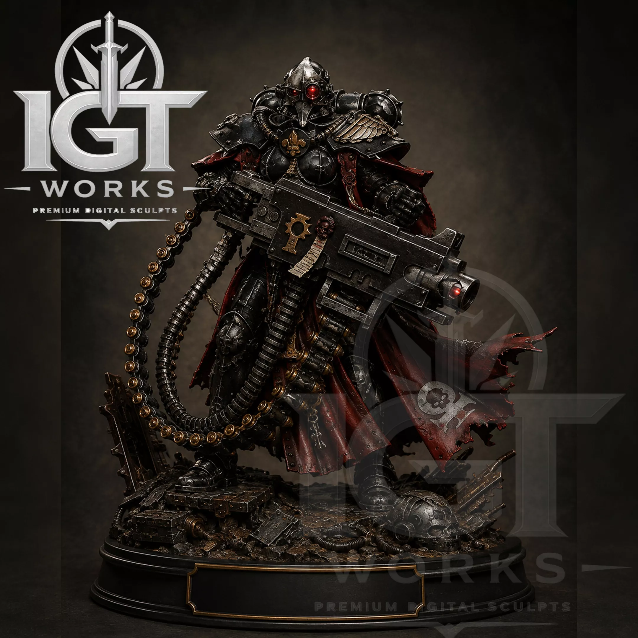Inquisitor Vesper Noctis Action Figure STL Eternal 3D Printing 3D print model