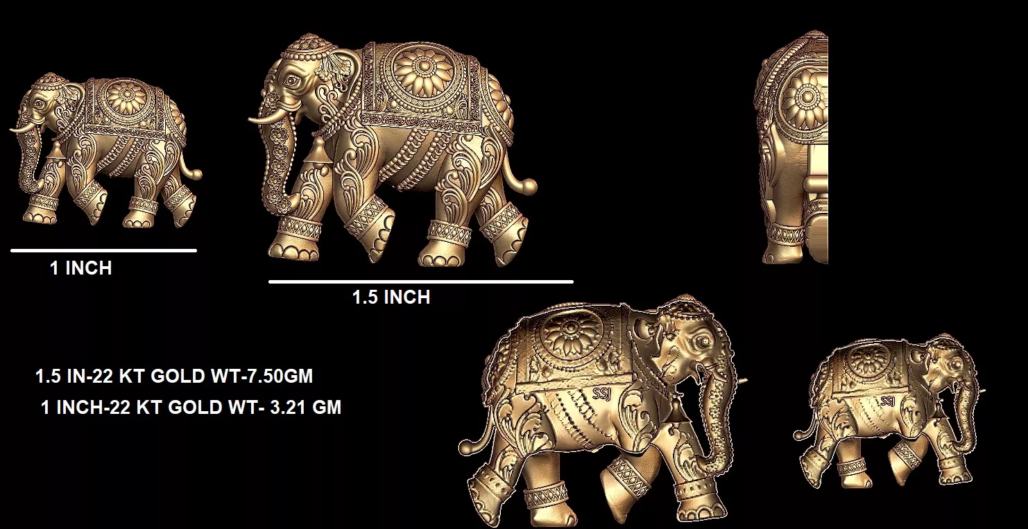 hathi 3D print model
