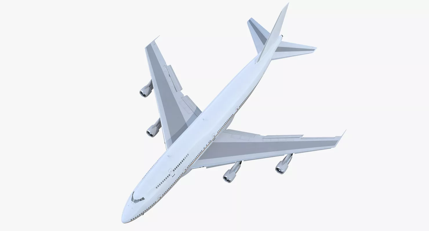 Boeing 747 300 Generic Rigged 3D model