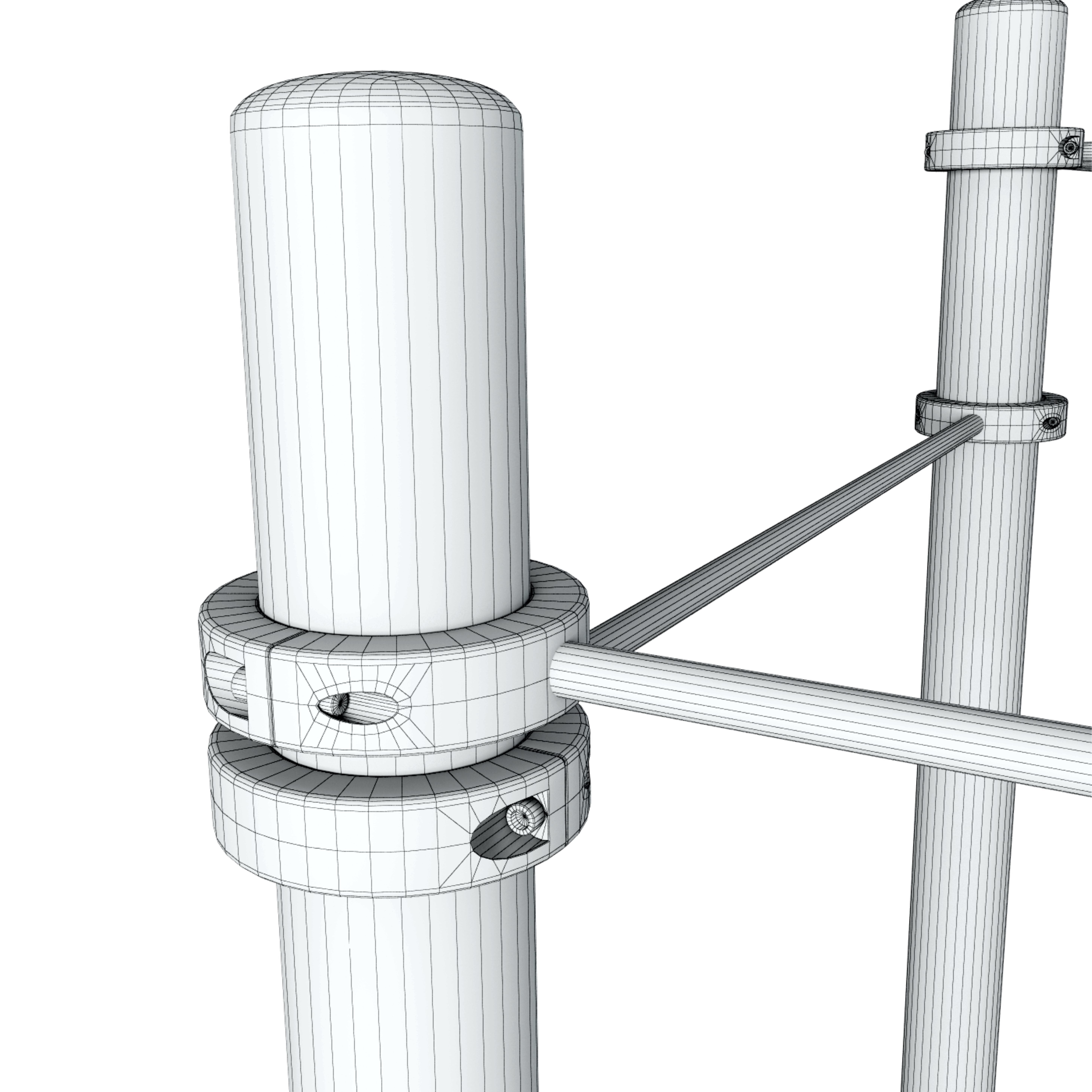 GYM workout set 3D model_14