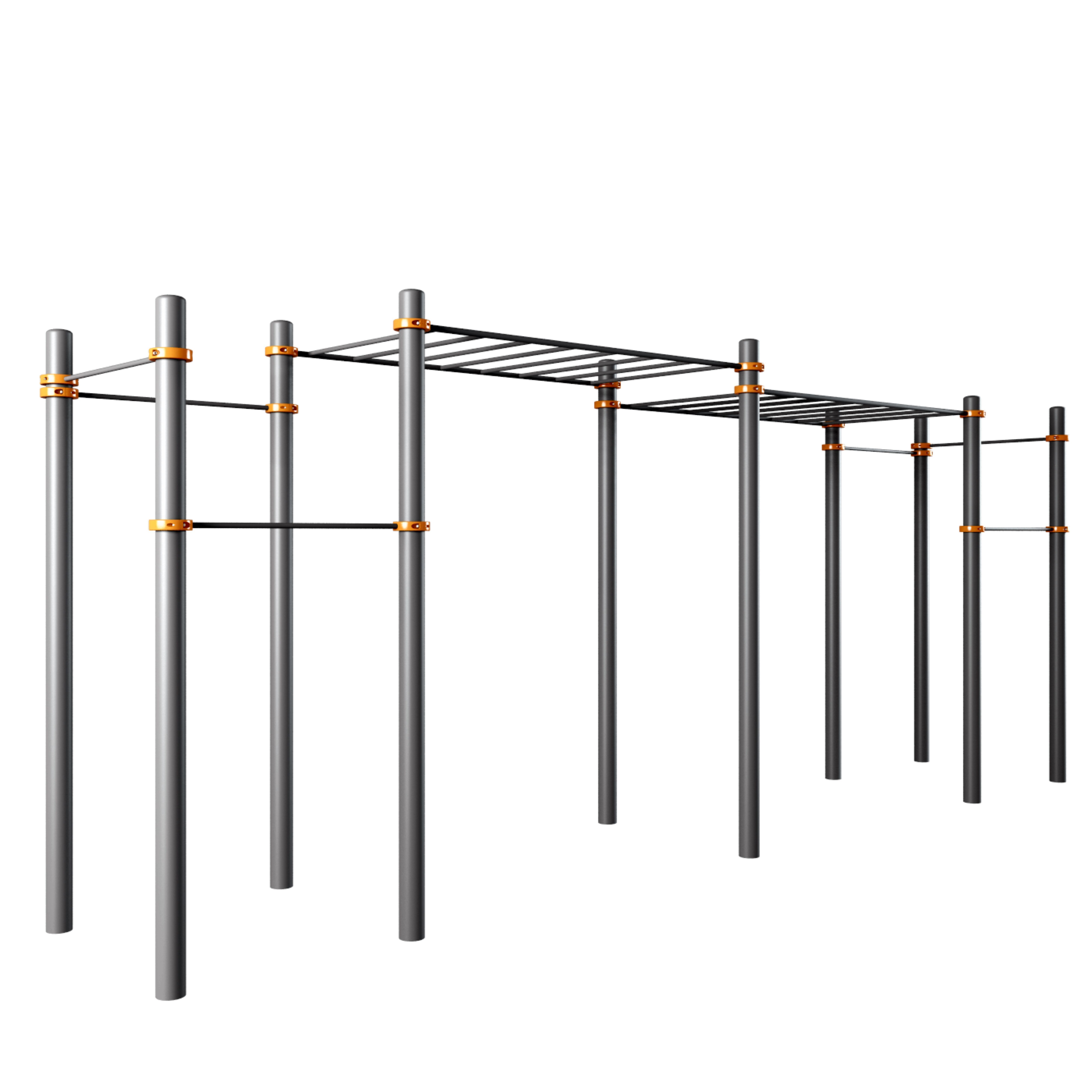 GYM workout set 3D model_4