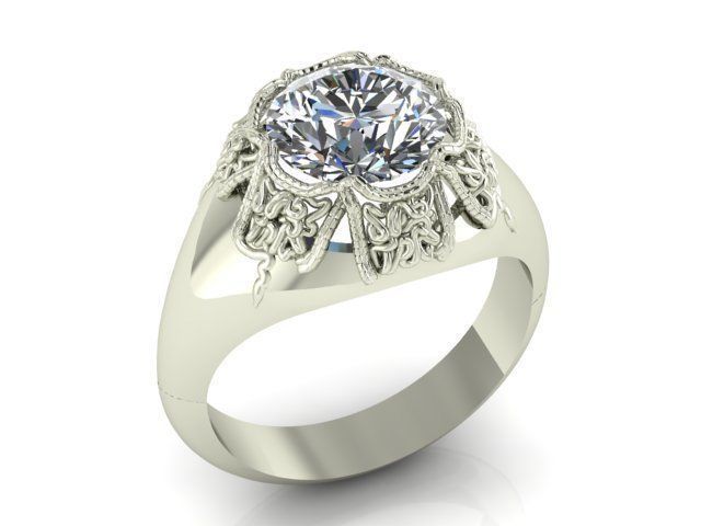 Ring R0103 3D print model_1