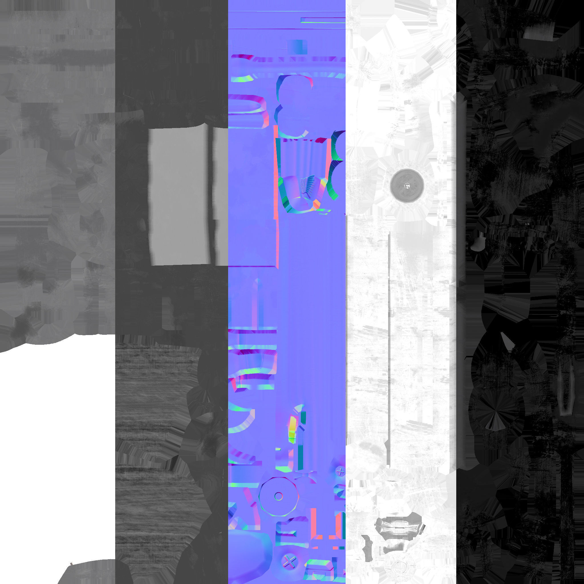 357 Magnum pistol Free low-poly 3D model_9