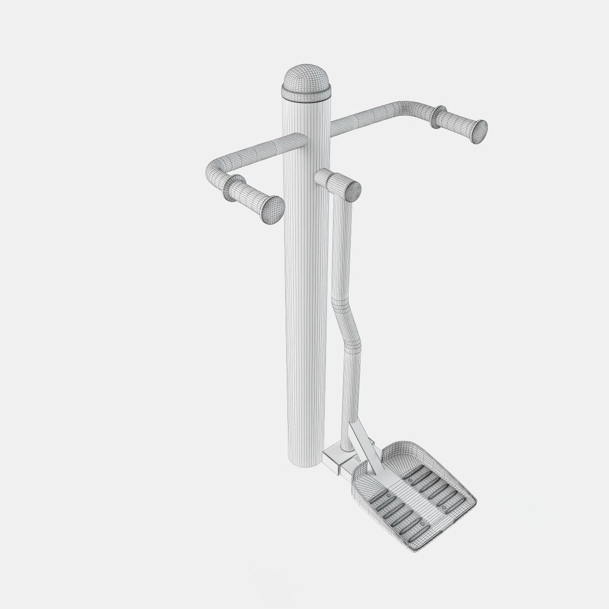 Outdoor Gym Set 001 3D model_12