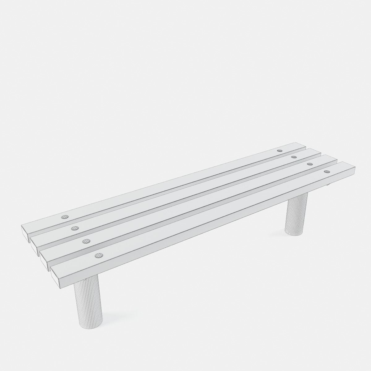 Outdoor Gym Set 001 3D model_28
