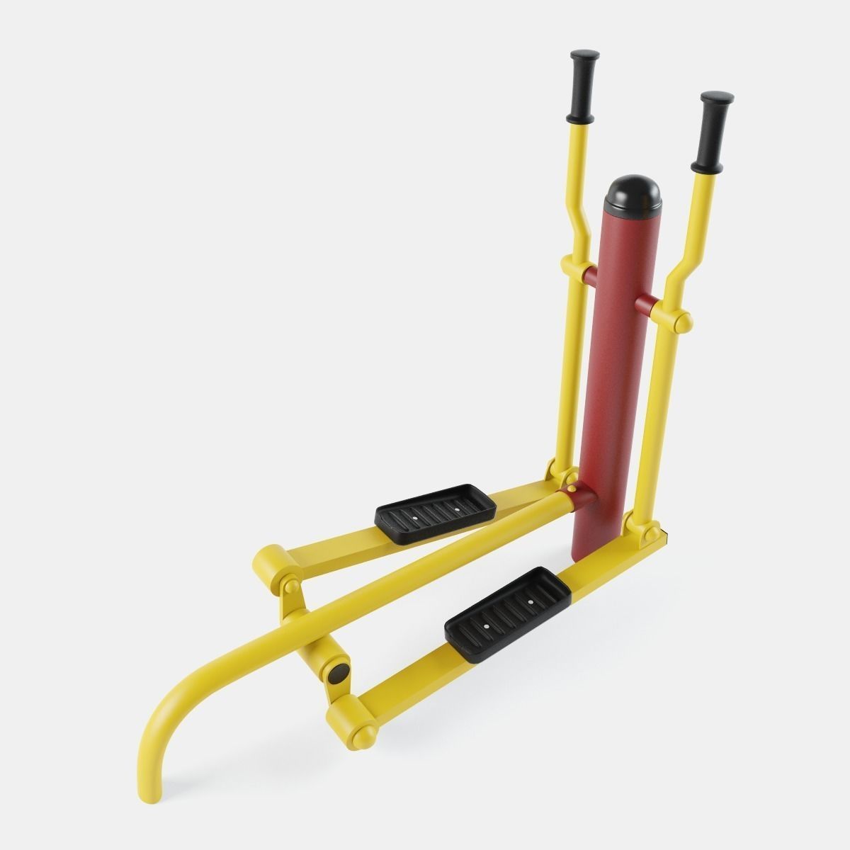 Outdoor Gym Set 001 3D model_9