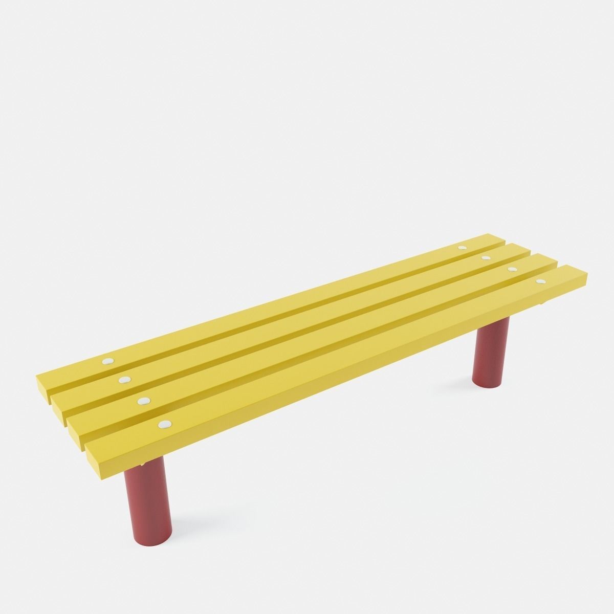 Outdoor Gym Set 001 3D model_27