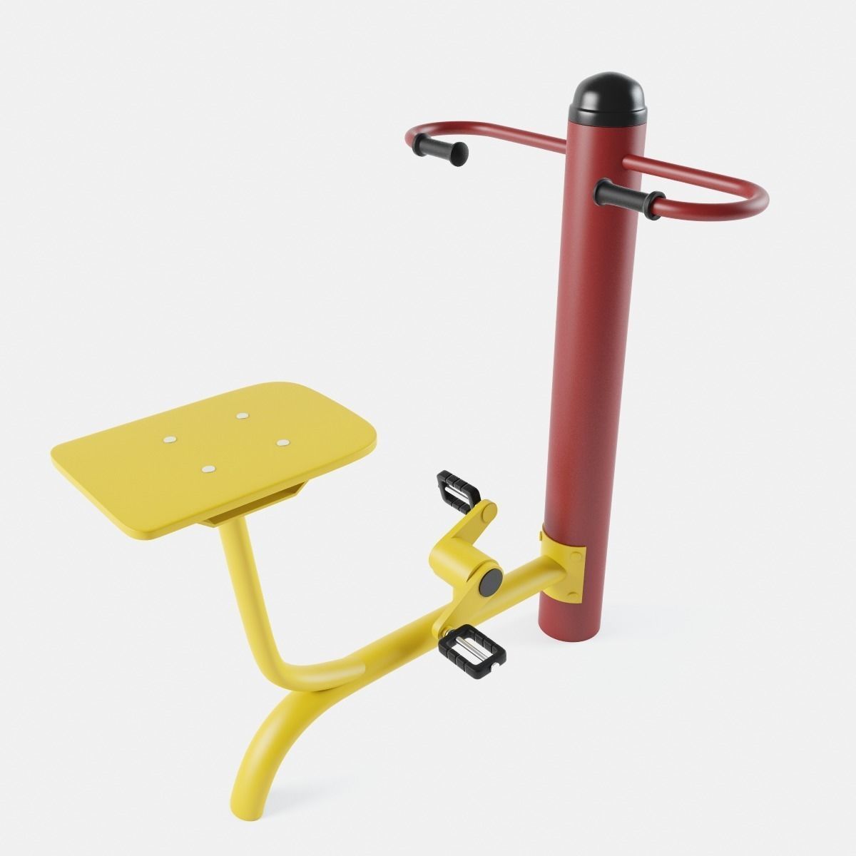 Outdoor Gym Set 001 3D model_25