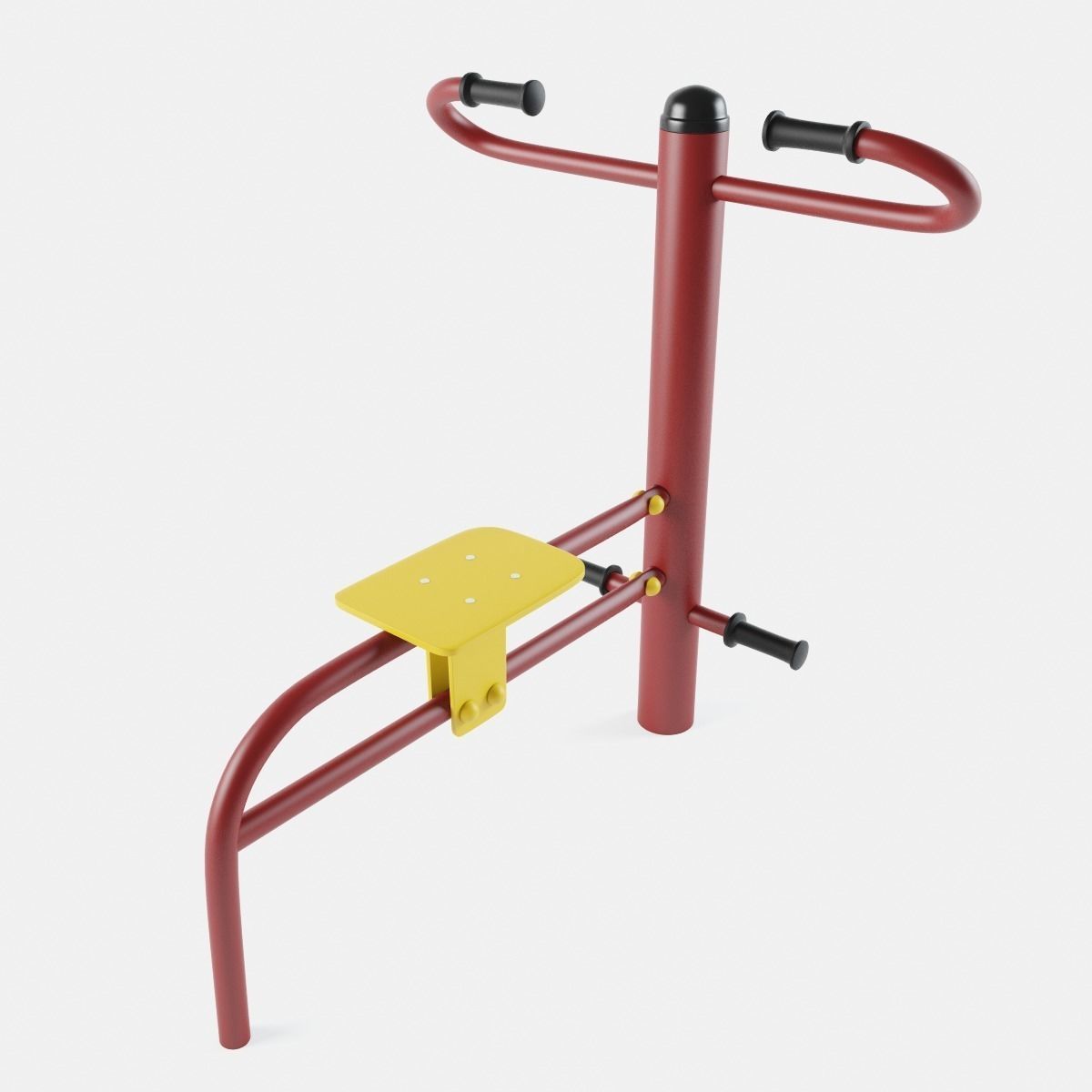 Outdoor Gym Set 001 3D model_23