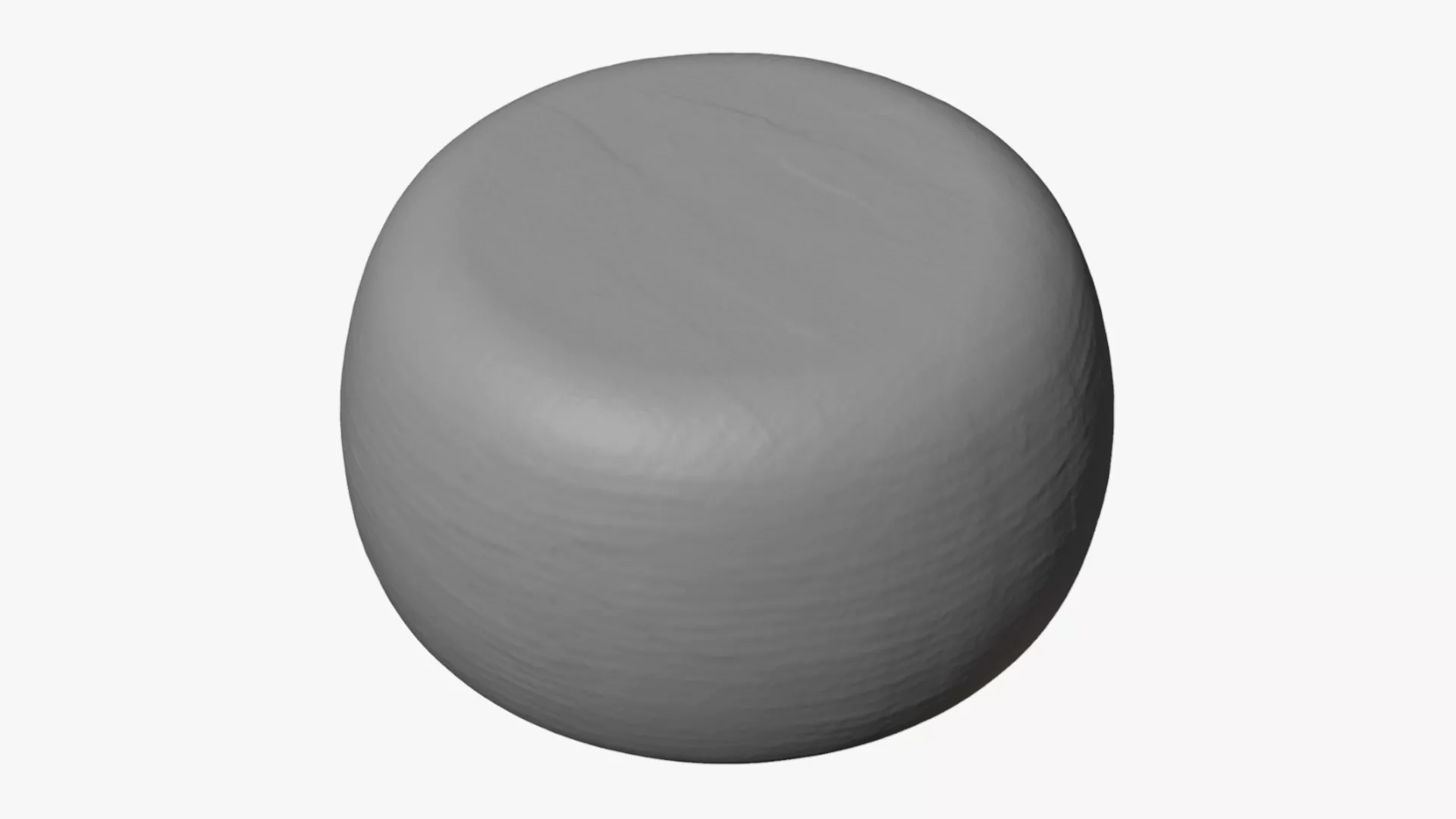 Traditional Dairy Cheese Wheel - For 3D Print 3D print model
