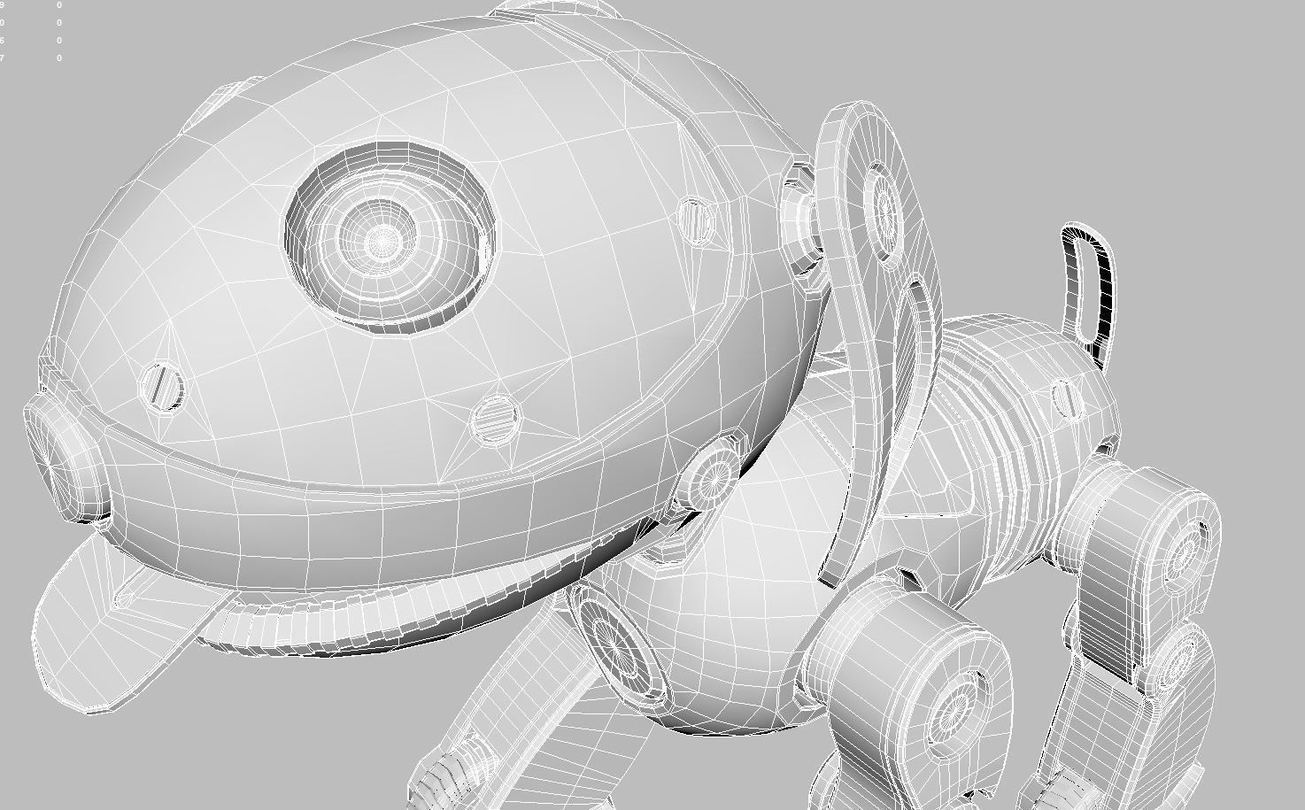 Robot Dog 3d model 3D model_11