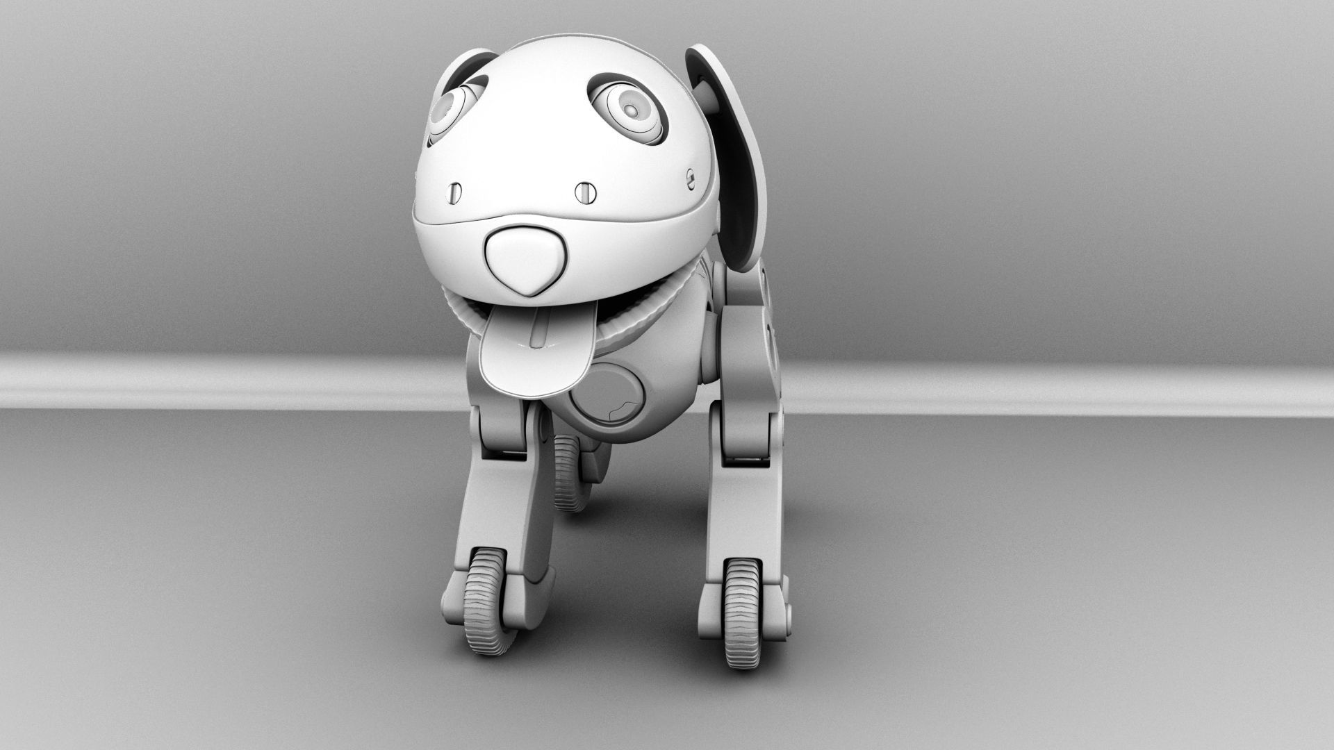 Robot Dog 3d model 3D model_6