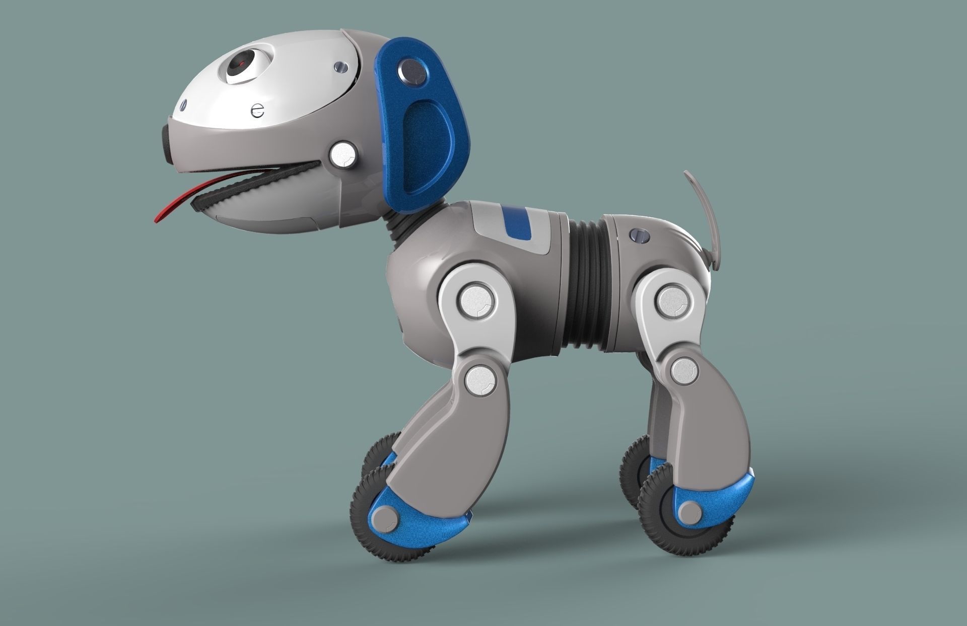 Robot Dog 3d model 3D model_3