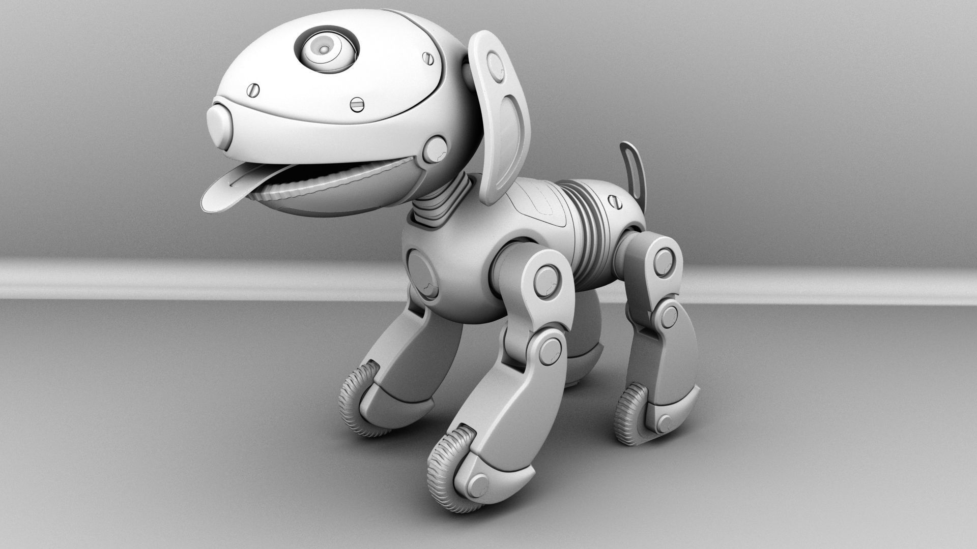 Robot Dog 3d model 3D model_5