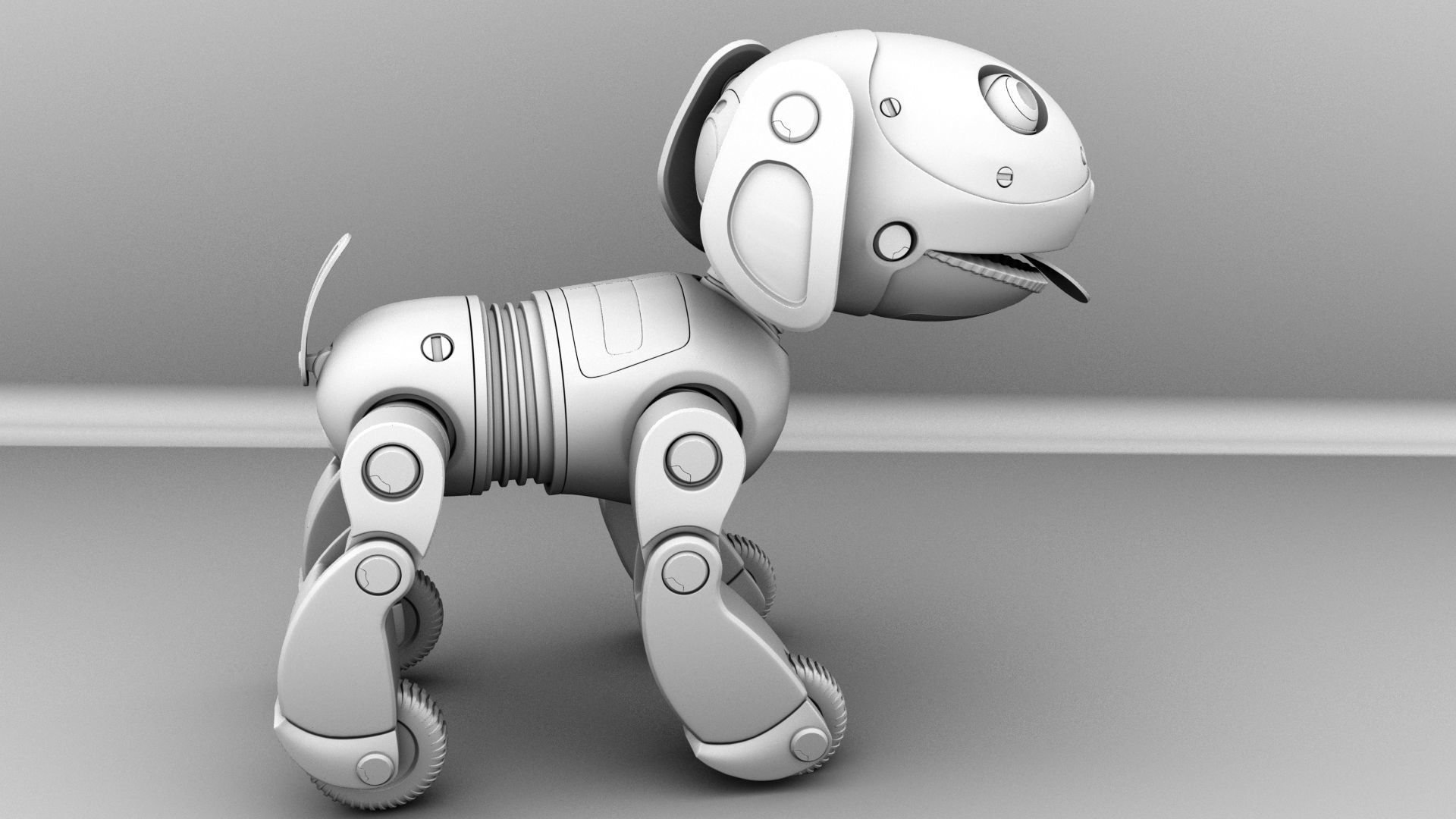 Robot Dog 3d model 3D model_4