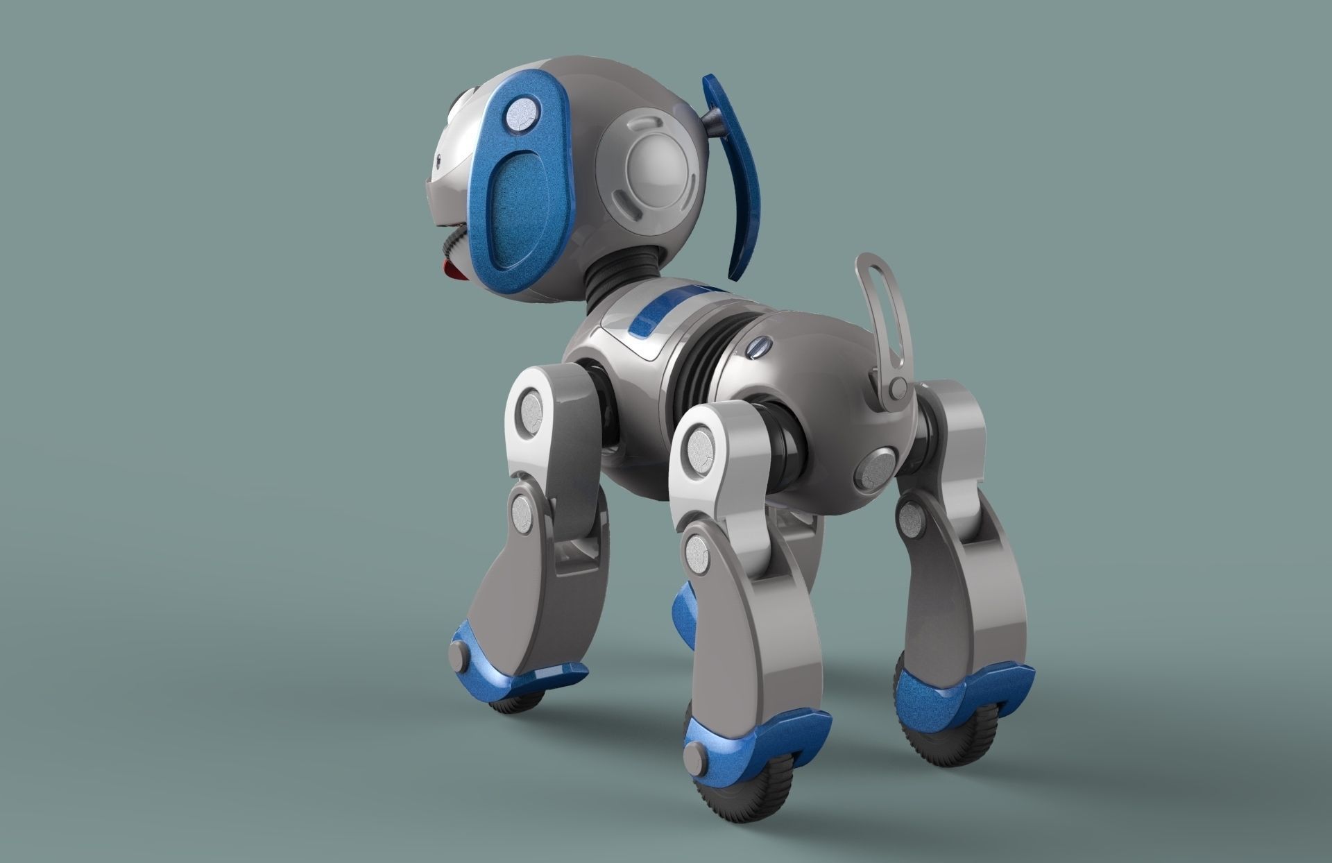 Robot Dog 3d model 3D model_2