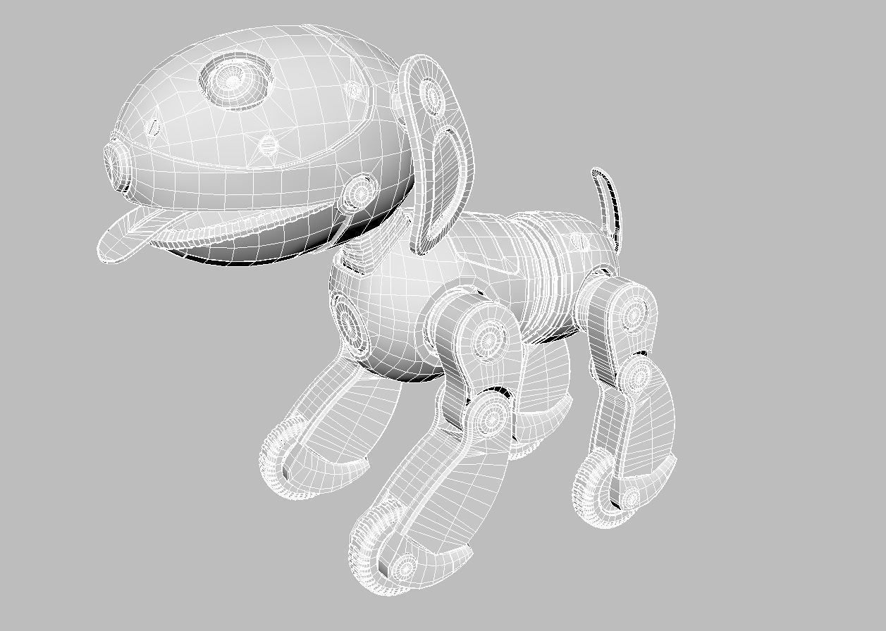 Robot Dog 3d model 3D model_7