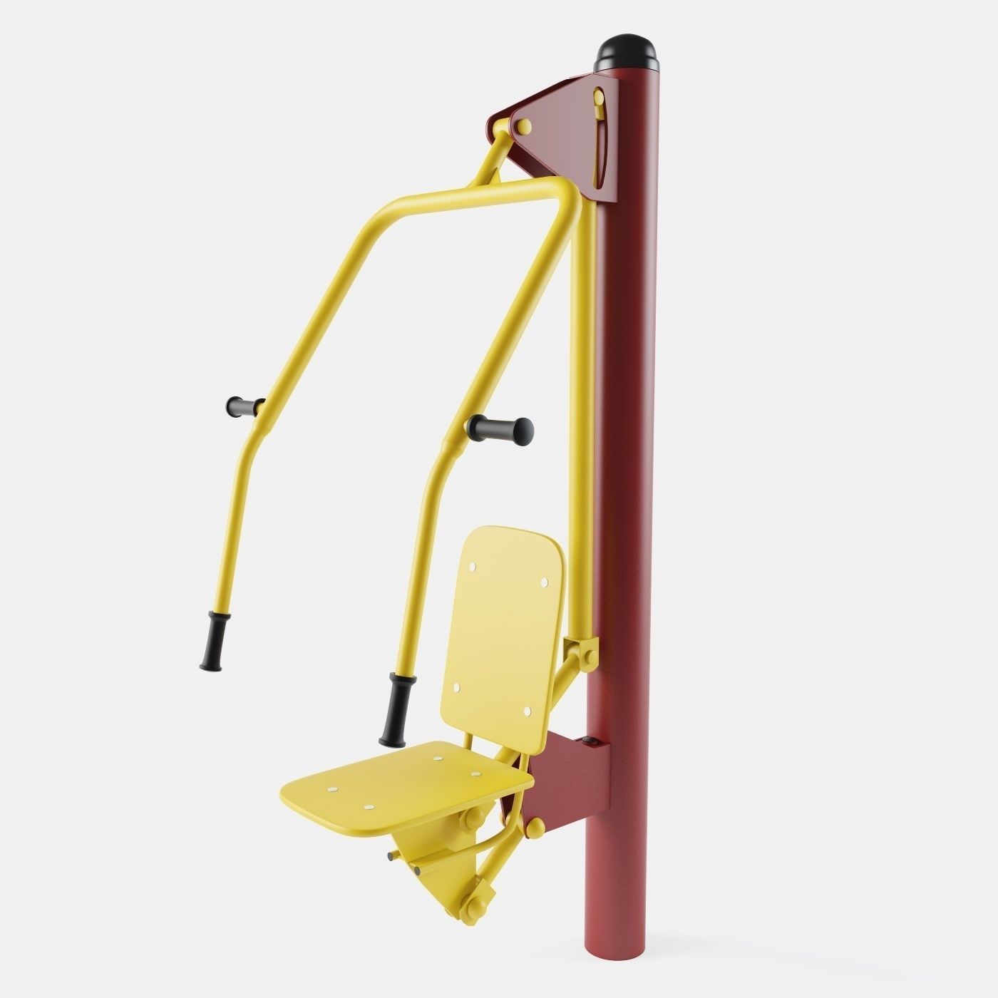 Outdoor Gym Set 002 3D model_9