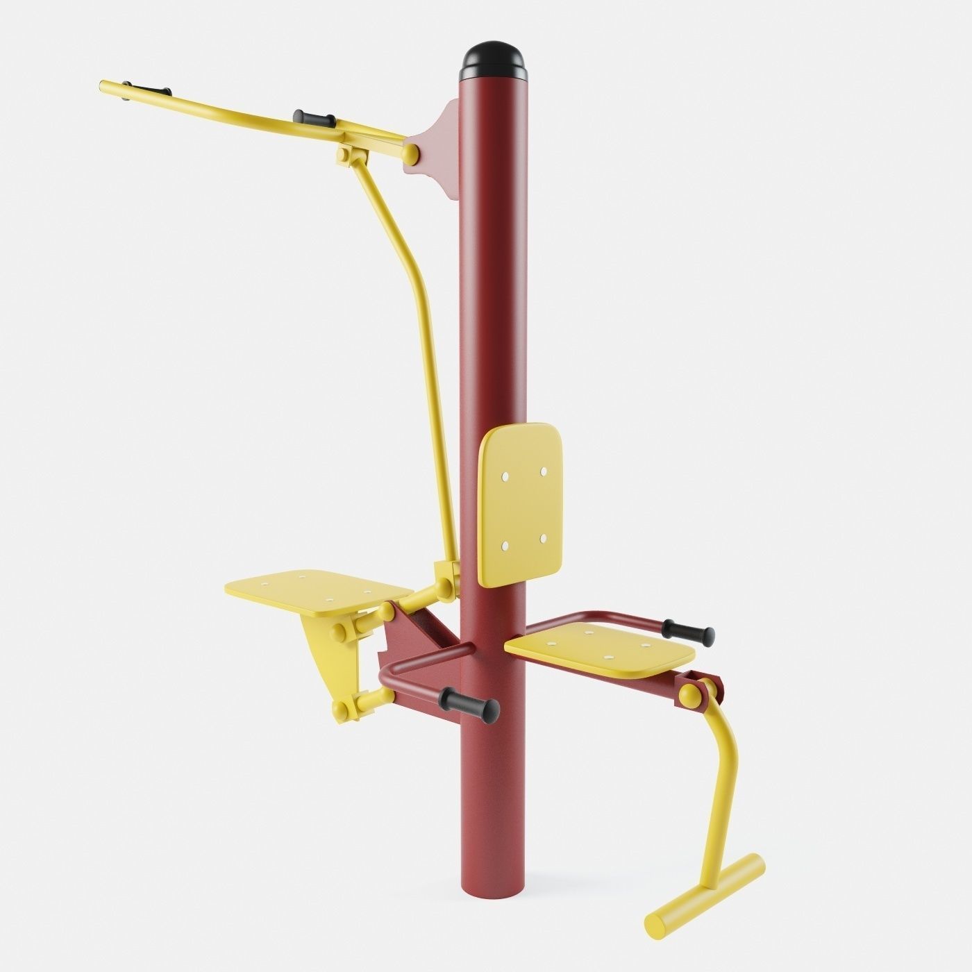 Outdoor Gym Set 002 3D model_12