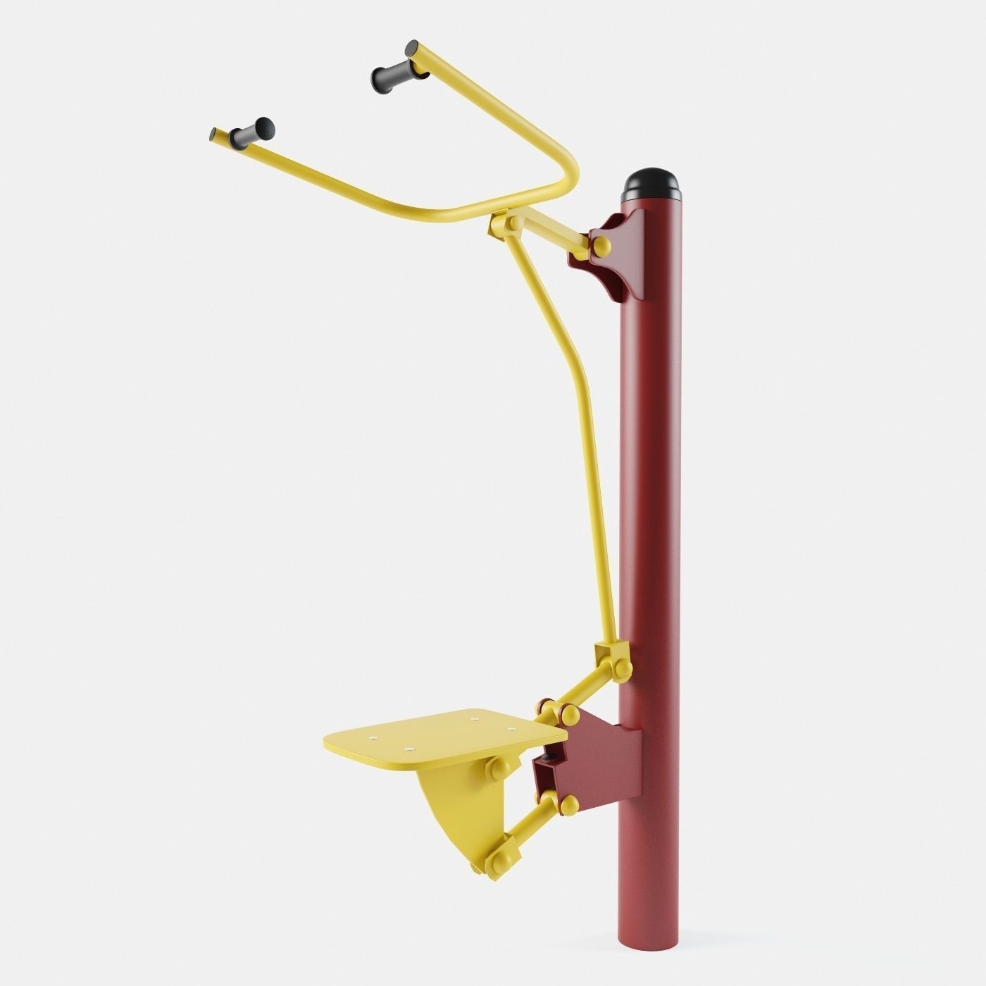 Outdoor Gym Set 002 3D model_7