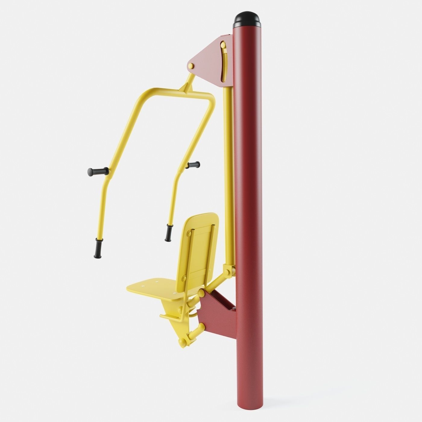 Outdoor Gym Set 002 3D model_14