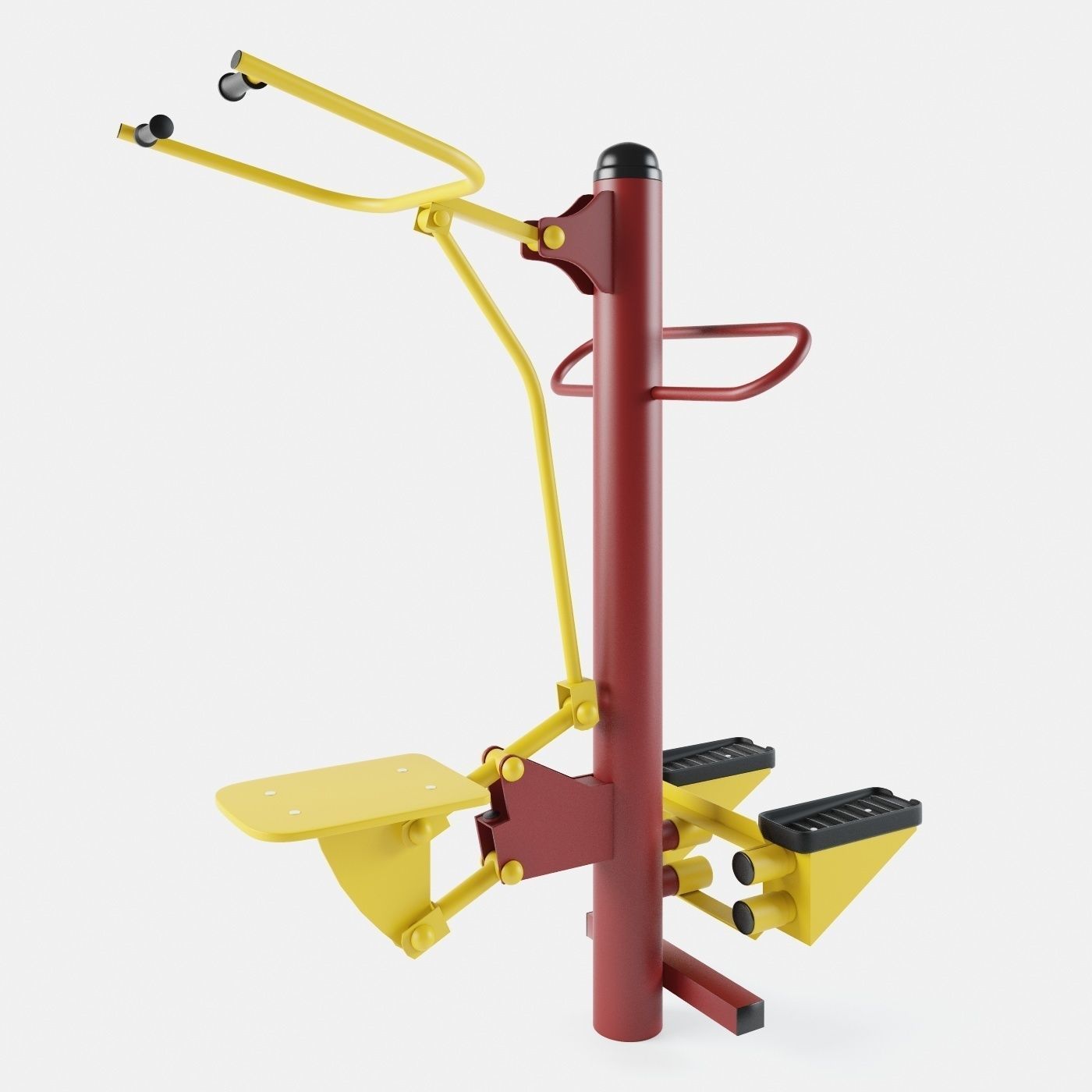 Outdoor Gym Set 002 3D model_17