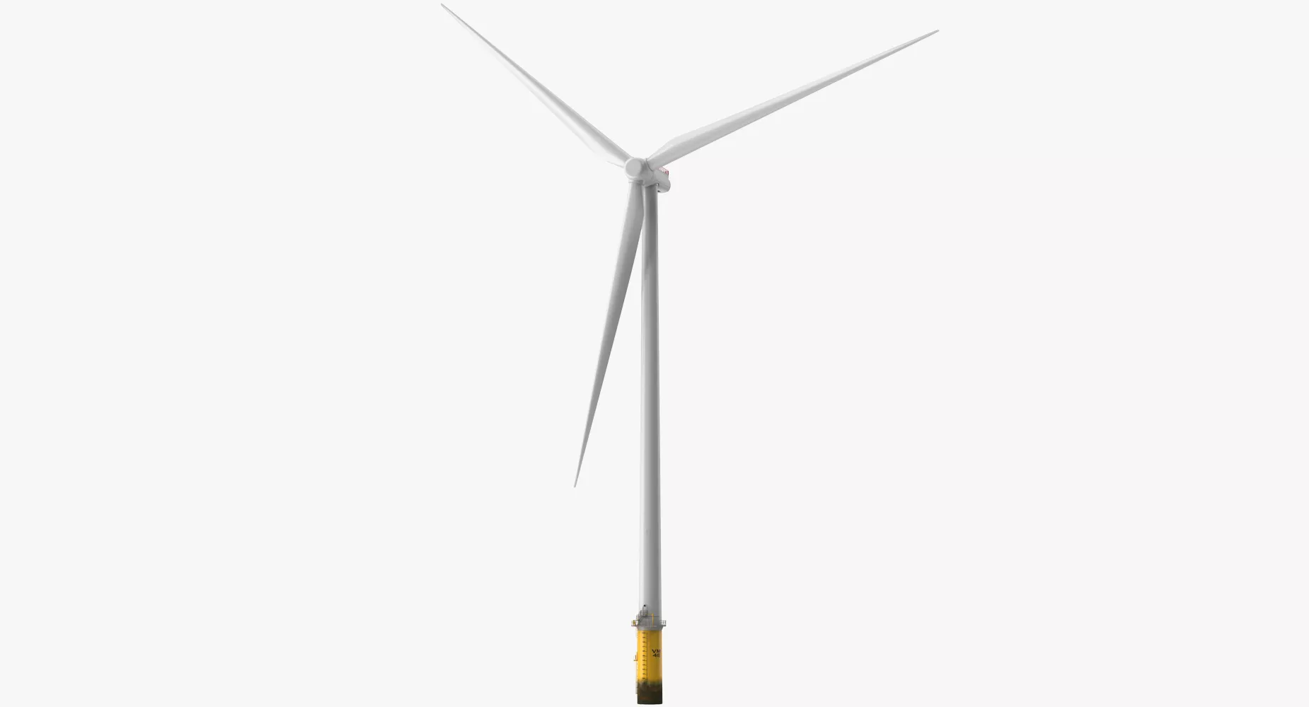 Offshore Wind Power Turbine Generic 3D model