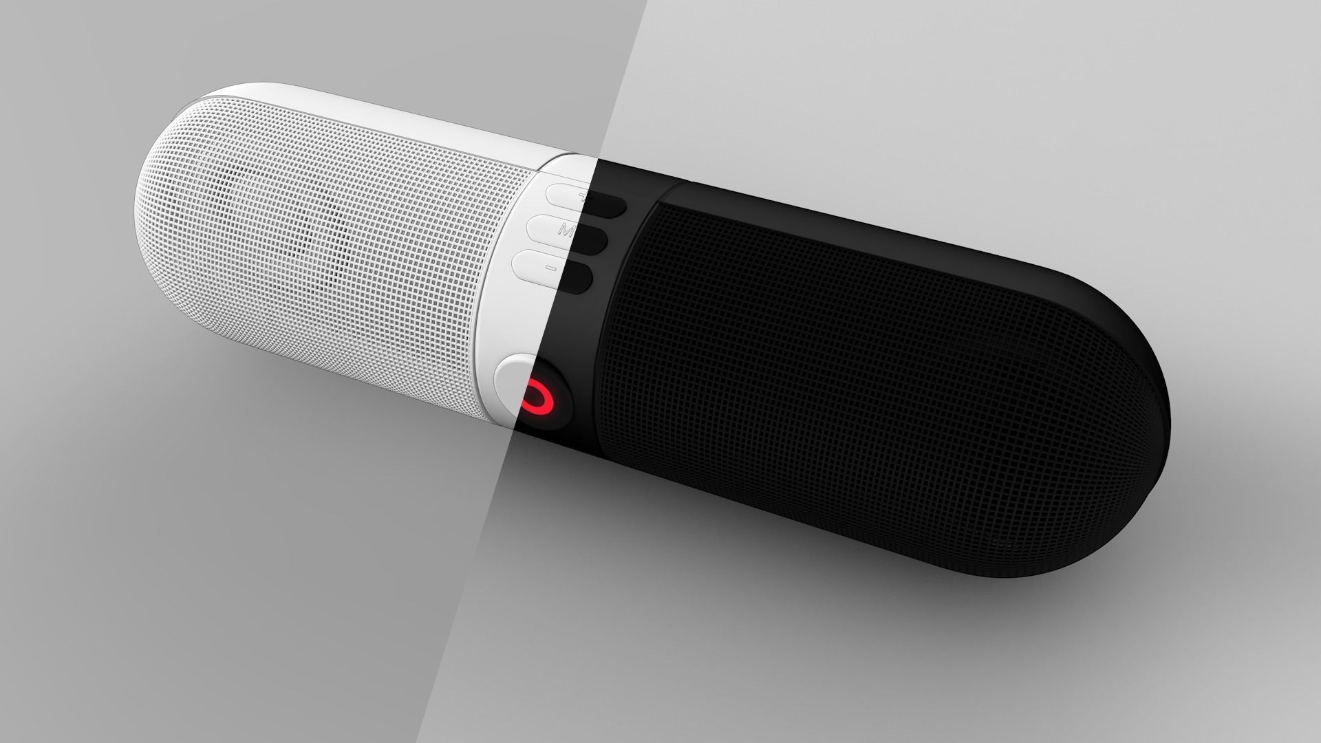 Beatspeel Bluetooth speaker 3D model_9