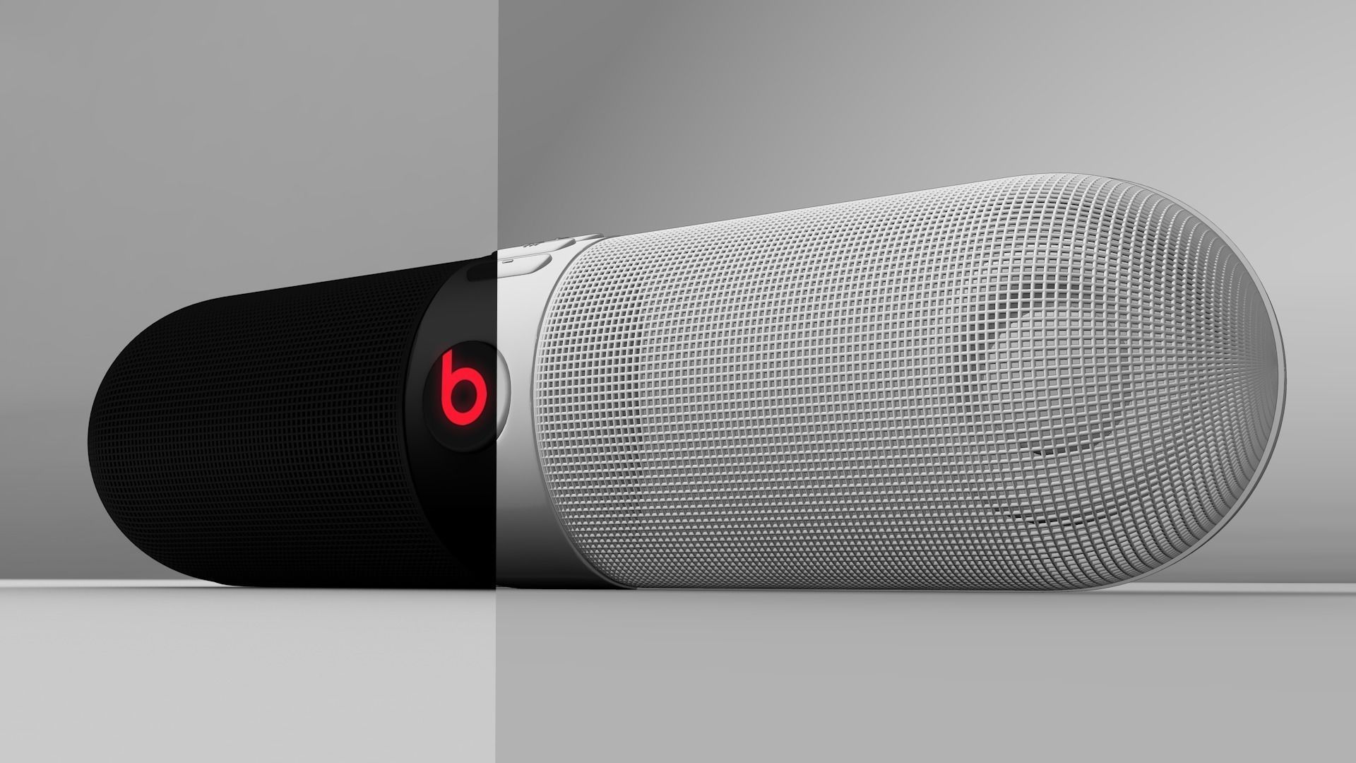 Beatspeel Bluetooth speaker 3D model_8